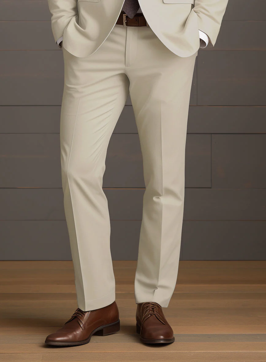 Army Khaki Stretch Chino Pants - Image 2
