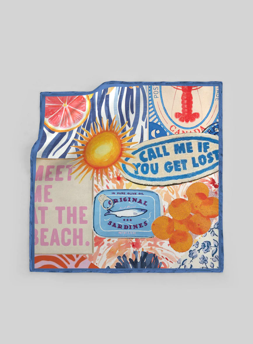 Aurelia Silk Pocket Square