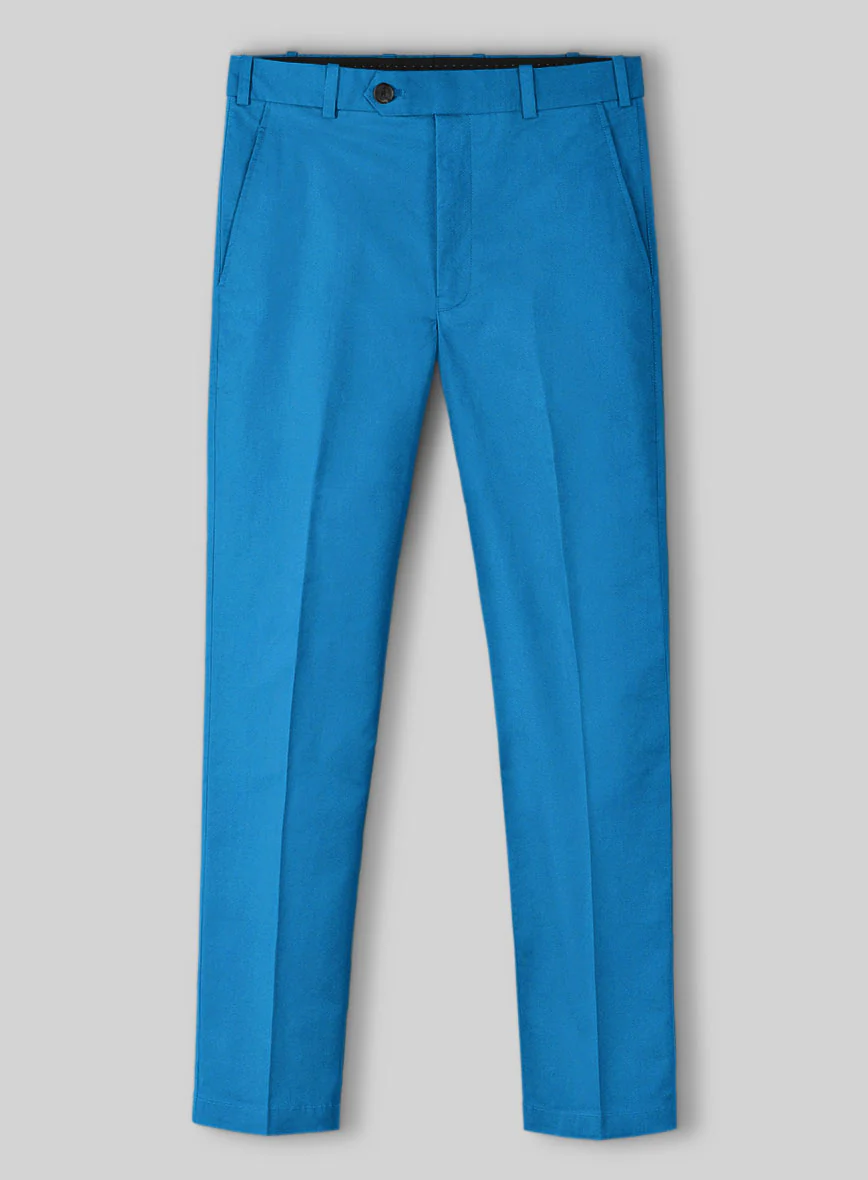 Azure Napoli Stretch Light Weight Cotton Pants