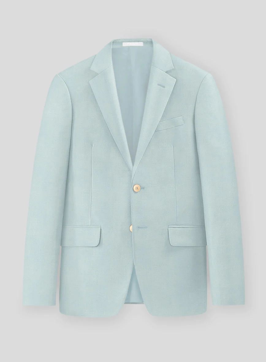 Napolean Wool Baby Blue Jacket