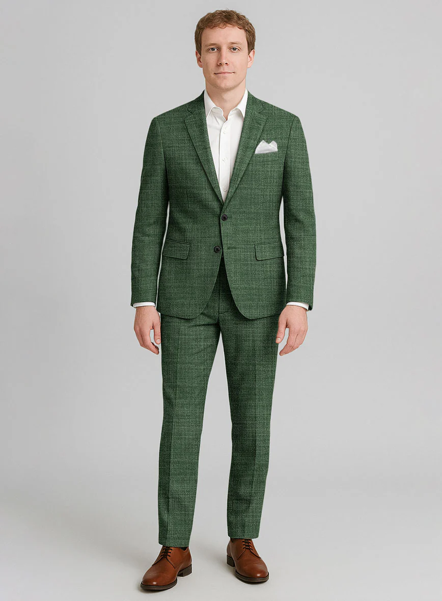 Bamboo Wool Abundant Green Suit