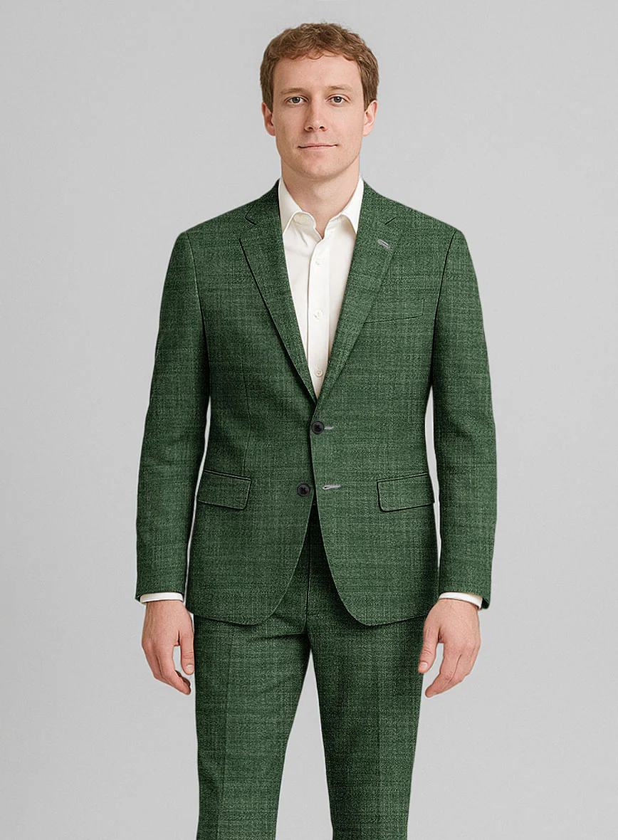 Bamboo Wool Abundant Green Suit - Image 3