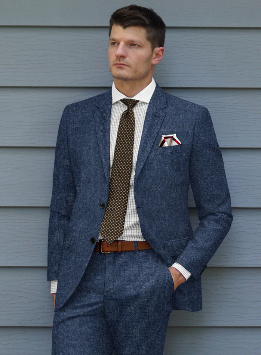 Bamboo Wool Blue Jacket - Image 2