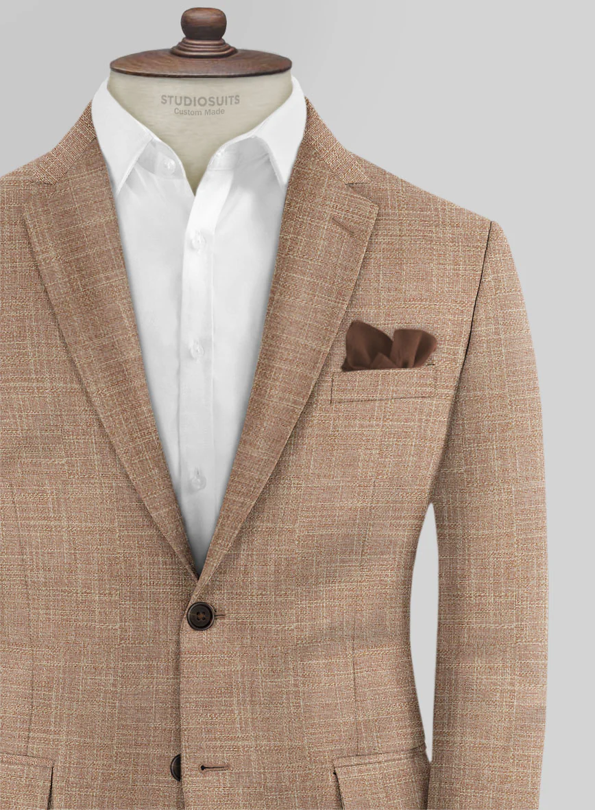 Bamboo Wool Saddle Brown Jacket - Image 3