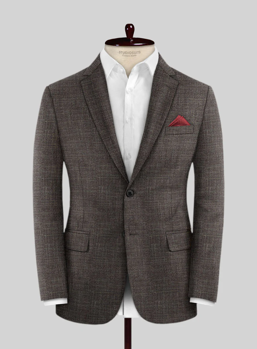 Bamboo Wool Umber Brown Jacket