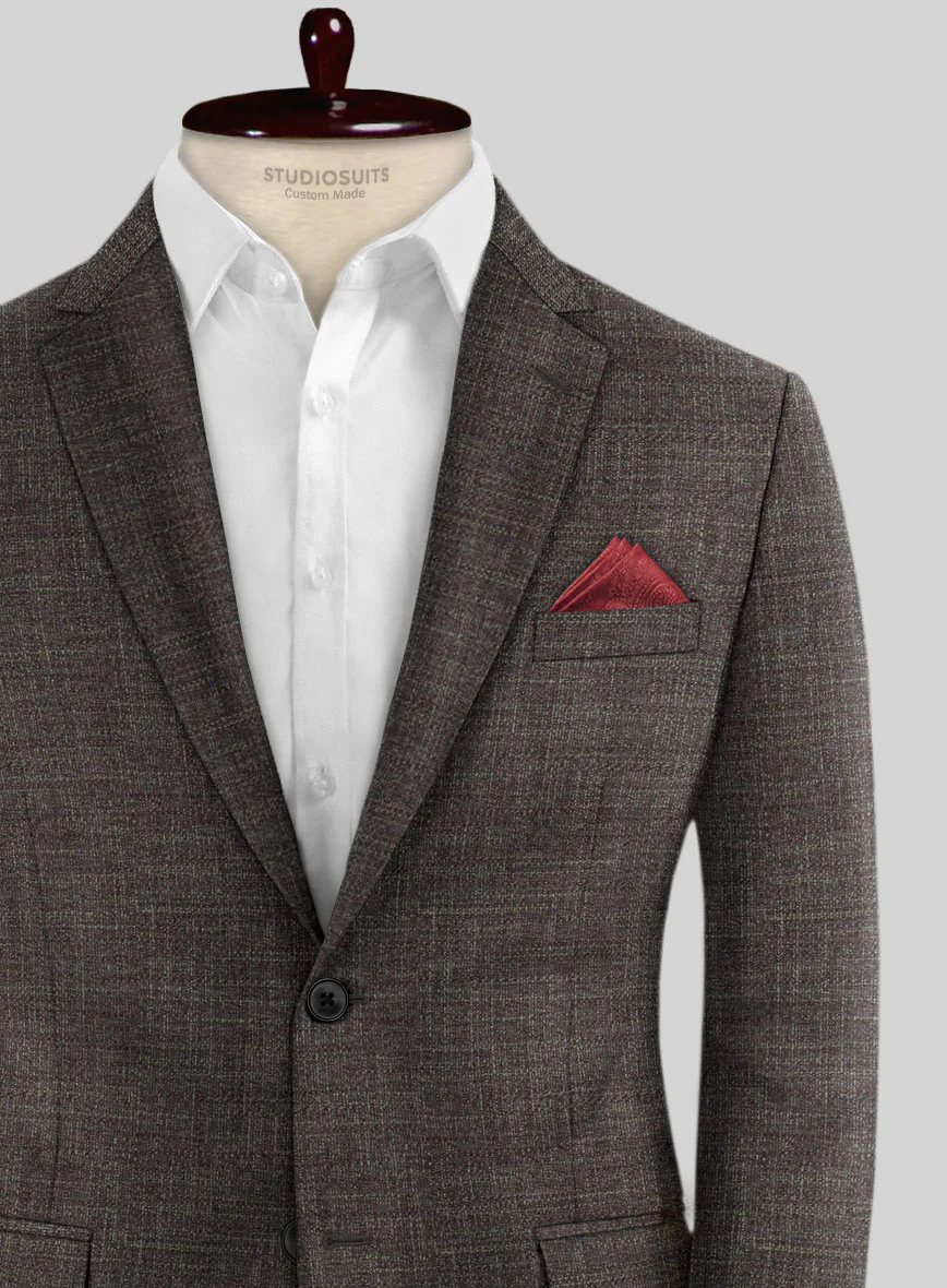 Bamboo Wool Umber Brown Jacket - Image 3