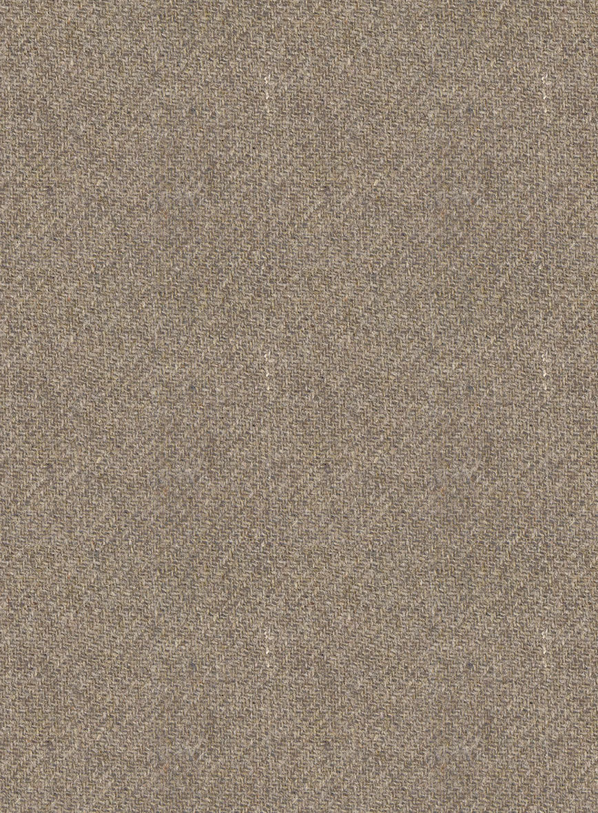 Bark Brown Heavy Tweed Jacket - Image 3