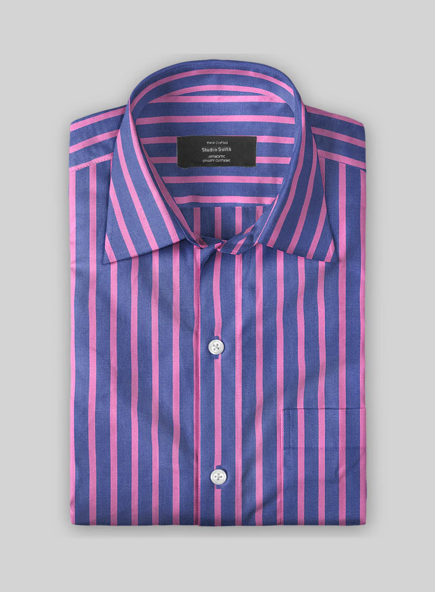 Baron Stripe Organic Cotton Shirt