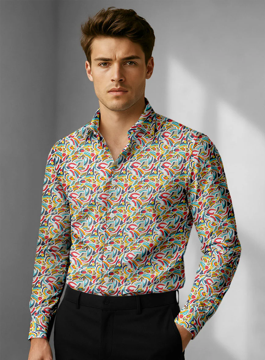 Basilio Silk Cotton Shirt - Image 2