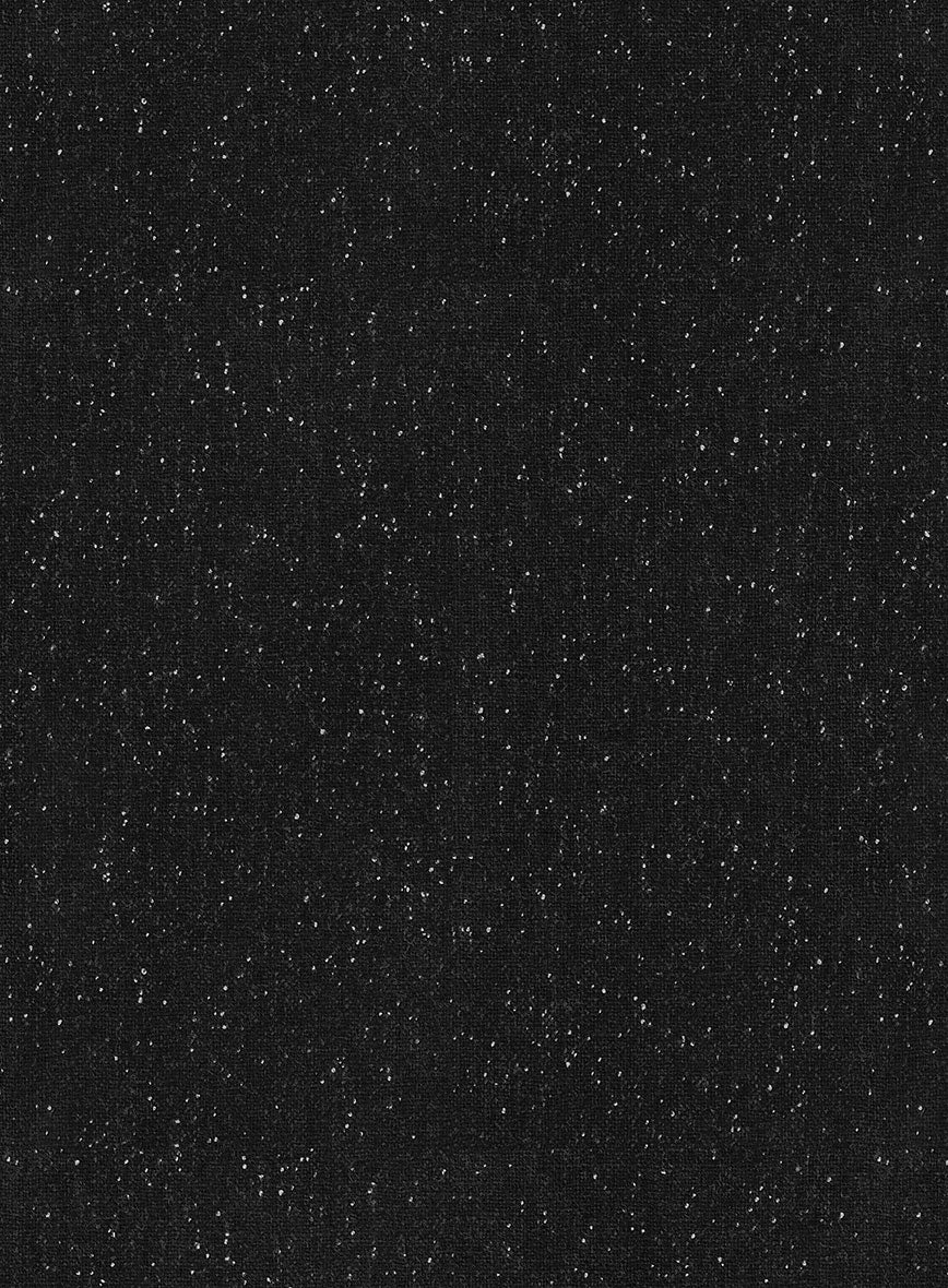 Black Flecks Donegal Tweed Shirt - Image 4
