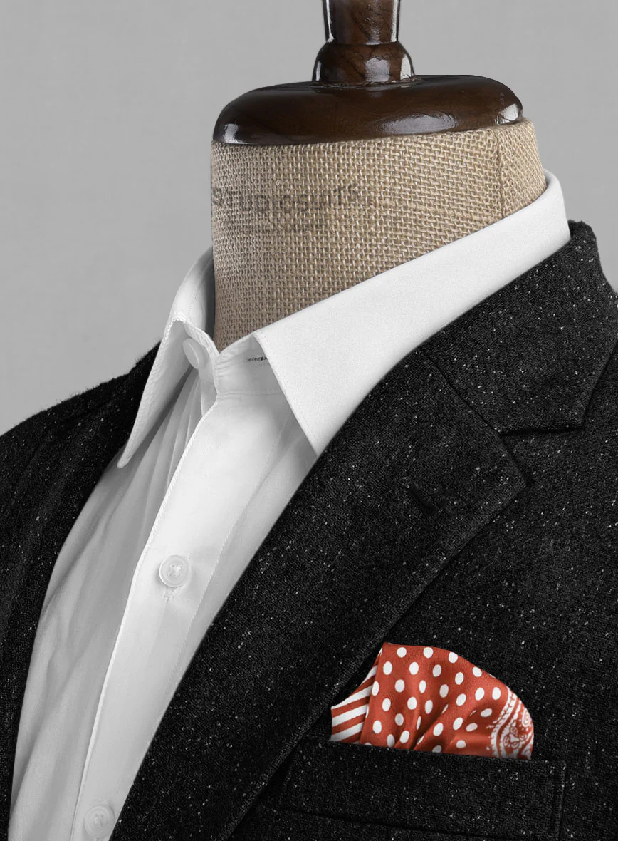 Black Flecks Donegal Tweed Suit - Image 6