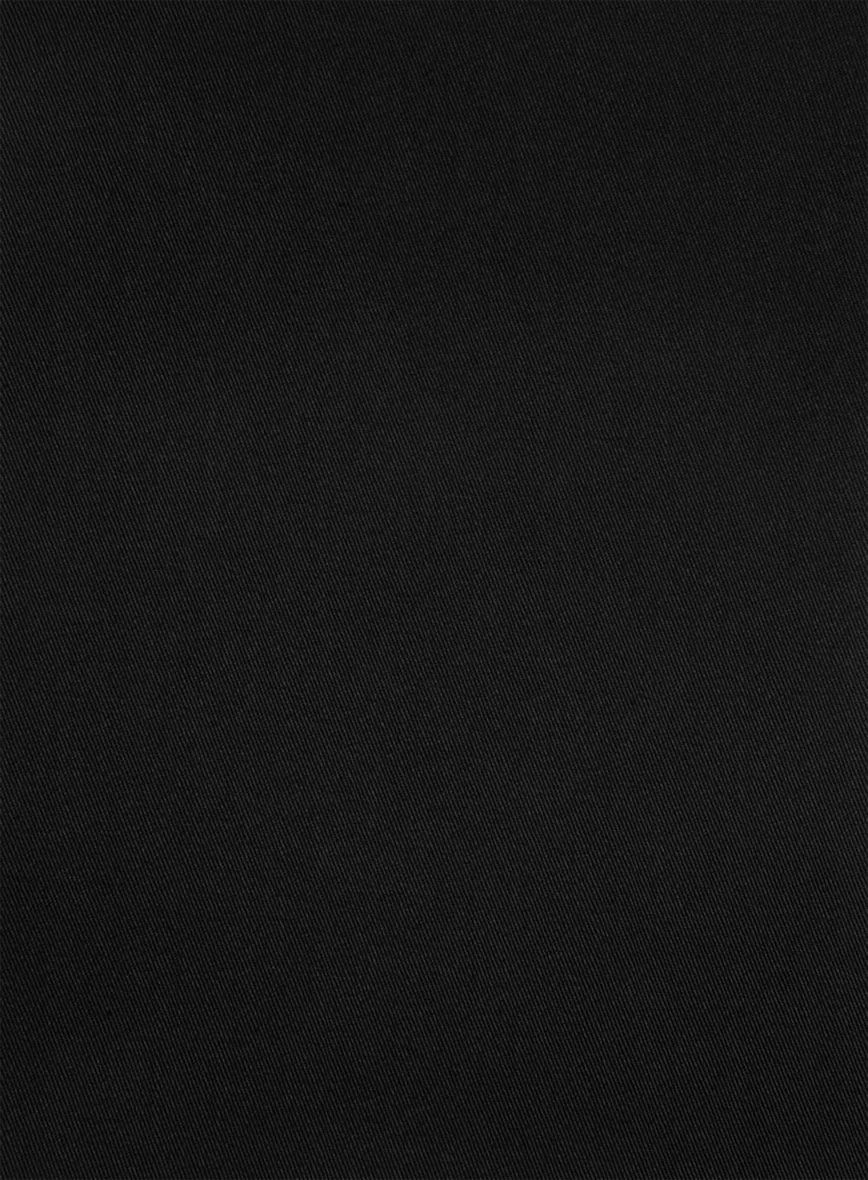 Black Napoli Stretch Light Weight Cotton Pants - Image 3