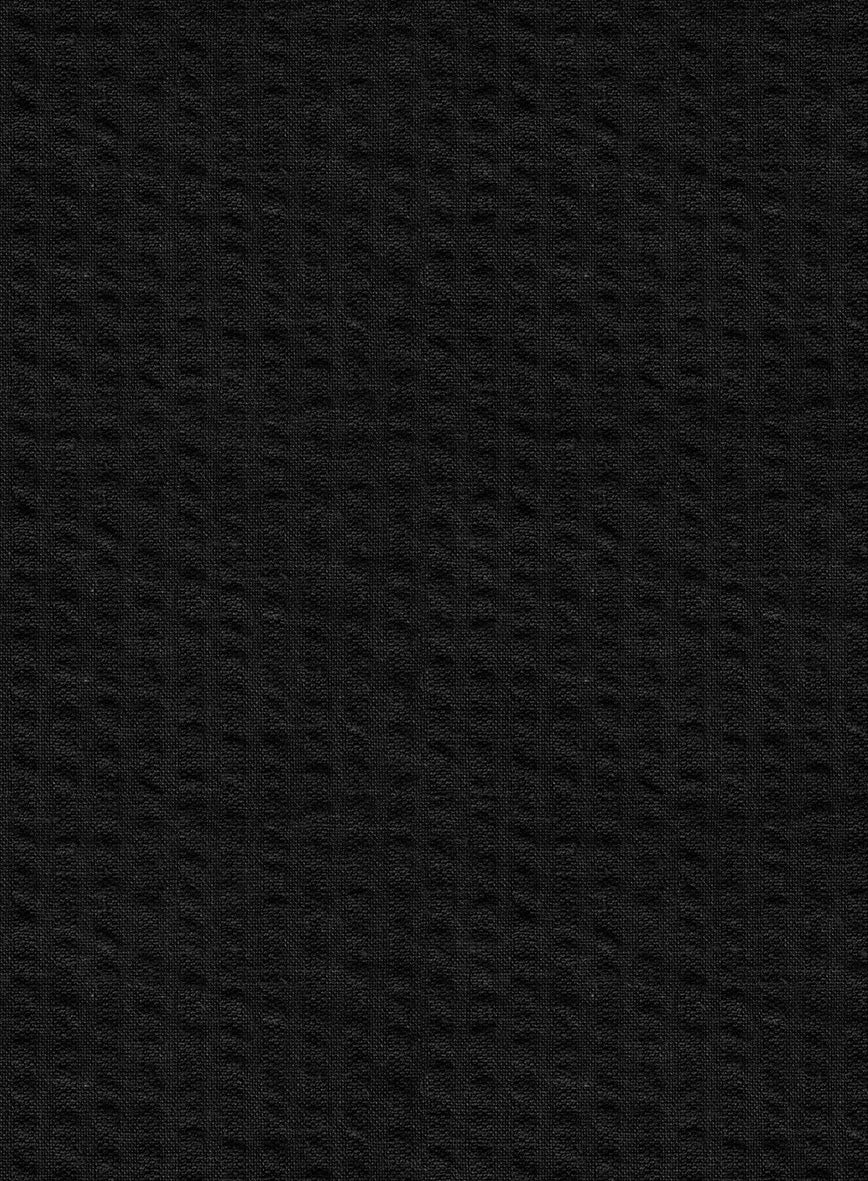 Black Seersucker Suit - Image 7
