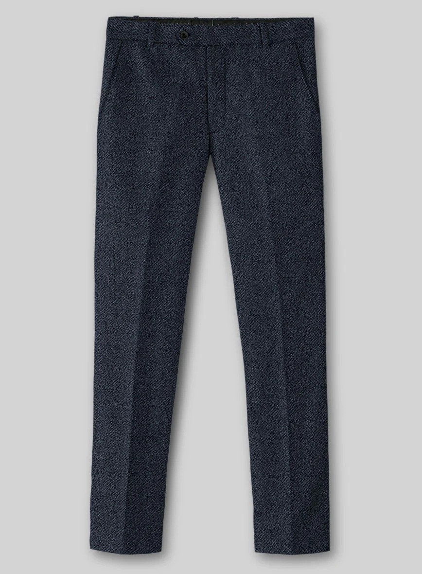 Blue Heavy Tweed Suit - Image 4