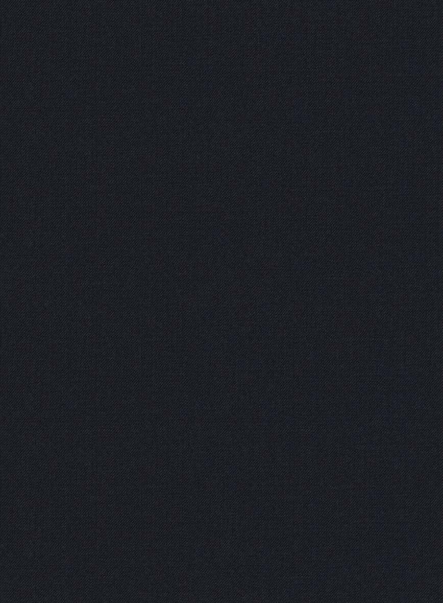 Blue Merino Wool Tuxedo Suit - Image 5