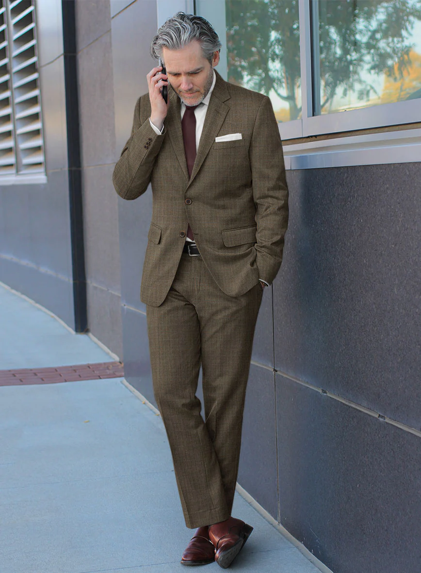 Bristol Brown Glen Suit - Image 2