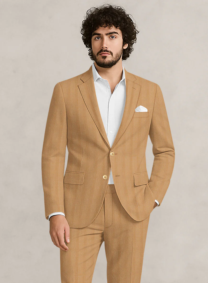 Bristol Camel Herringbone Suit - Image 3
