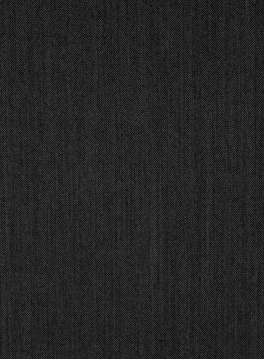 Bristol Carbon Herringbone Suit - Image 6