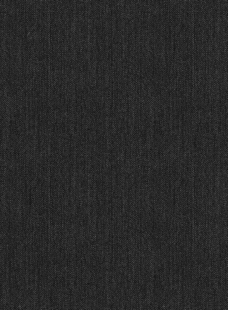 Bristol Charcoal Herringbone Suit - Image 6