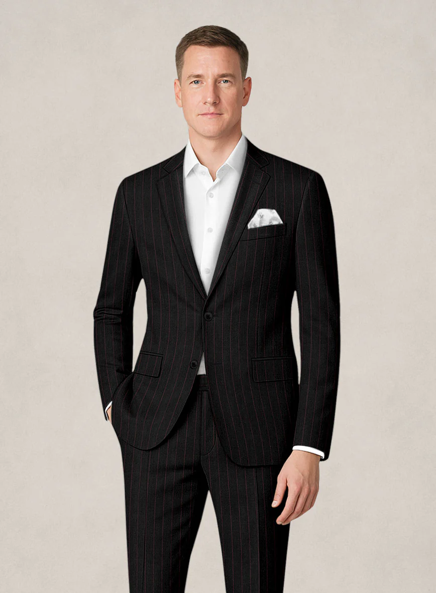 Bristol Fiamma Rope Stripe Suit - Image 3