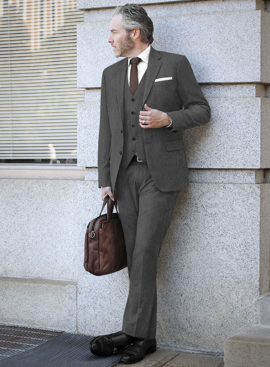 Bristol Gray Herringbone Suit - Image 2