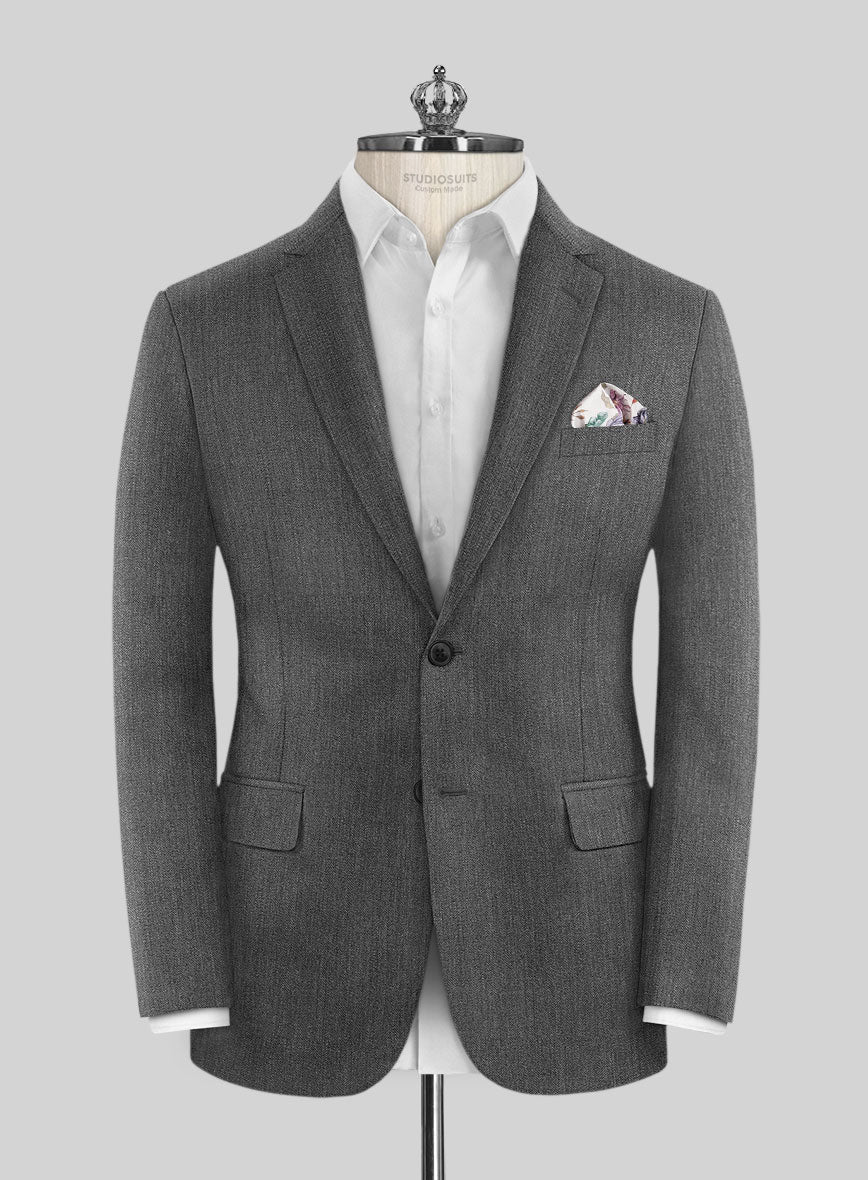 Bristol Gray Herringbone Suit - Image 3