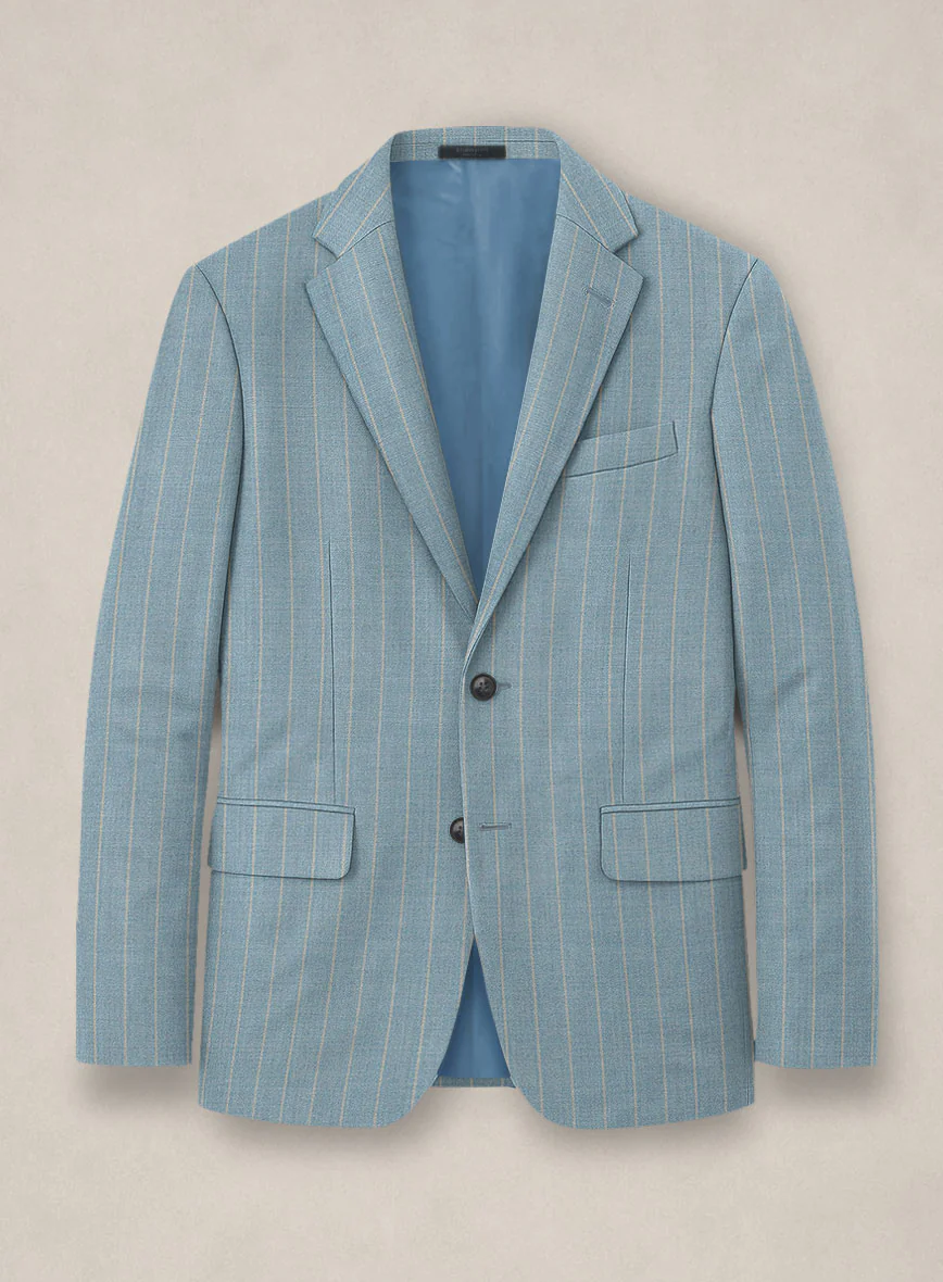 Bristol Ice Blue Rope Stripe Jacket