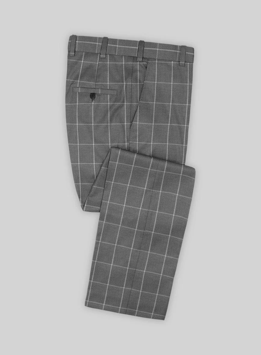 Bristol Lenato Gray Checks Suit - Image 5