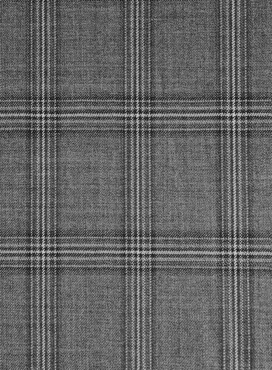 Bristol Marmo Gray Windowpane Jacket - Image 3