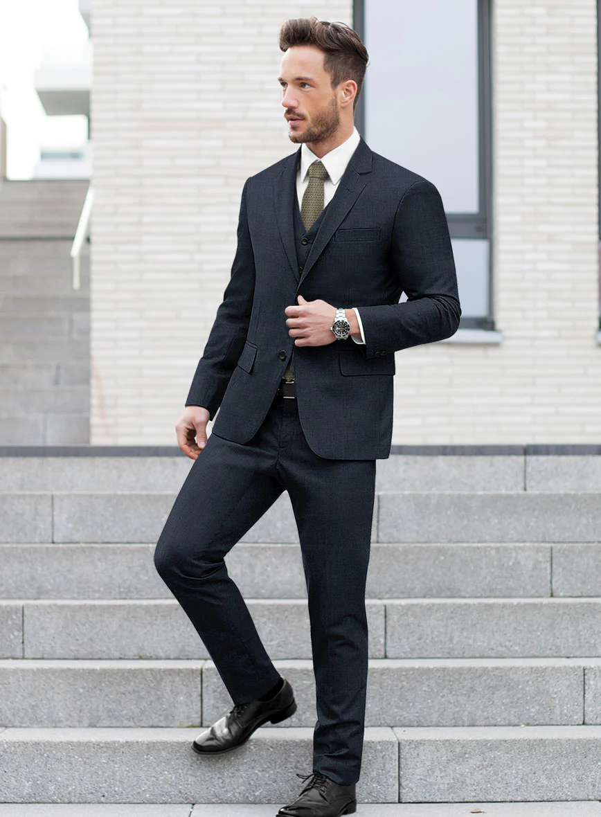 Bristol Nailhead Blue Suit - Image 2