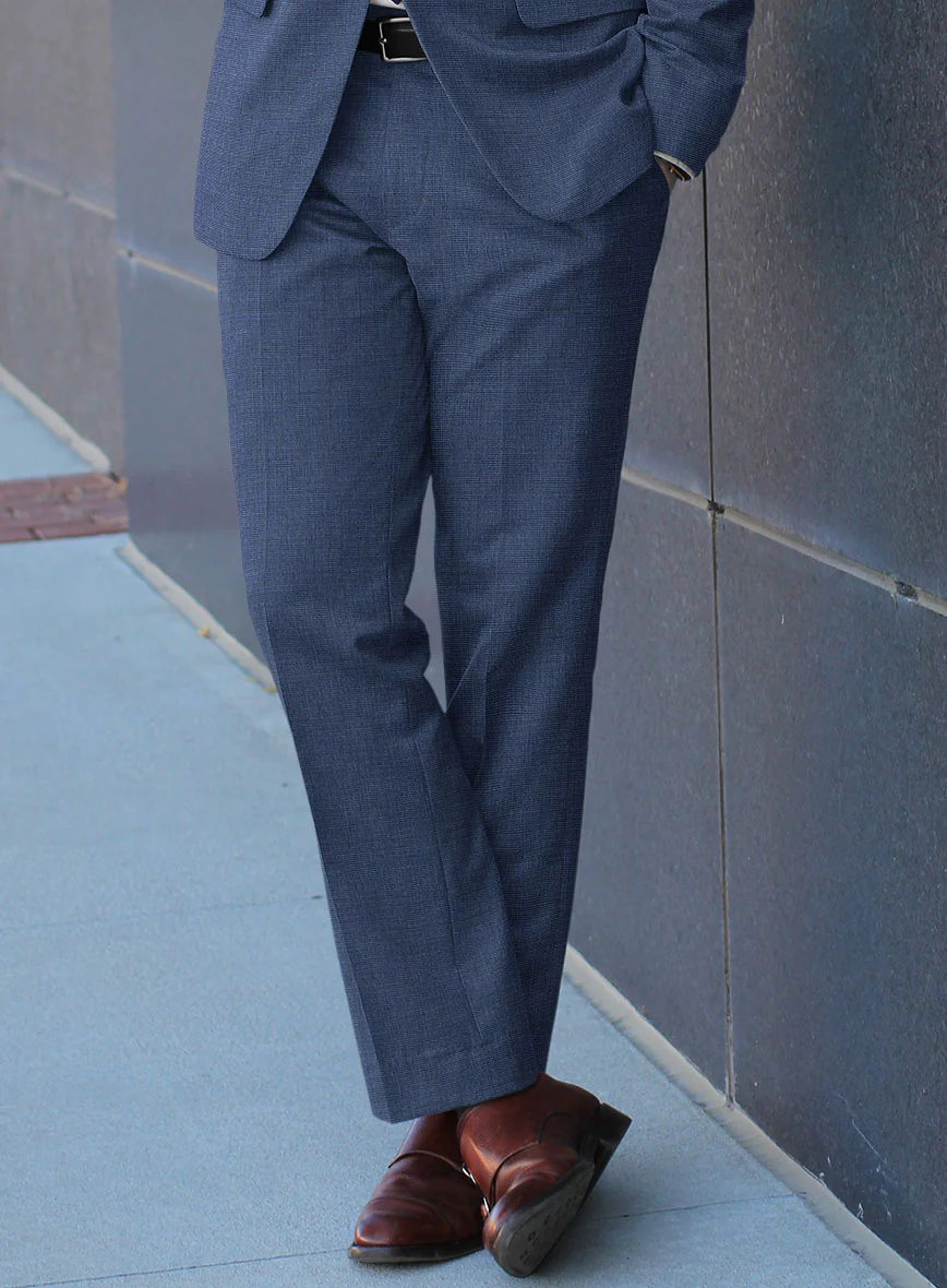 Bristol Nailhead Dusk Blue Suit - Image 5
