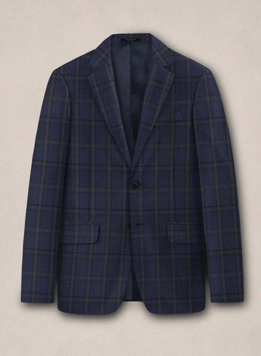 Bristol Navy Windowpane Suit - Image 2