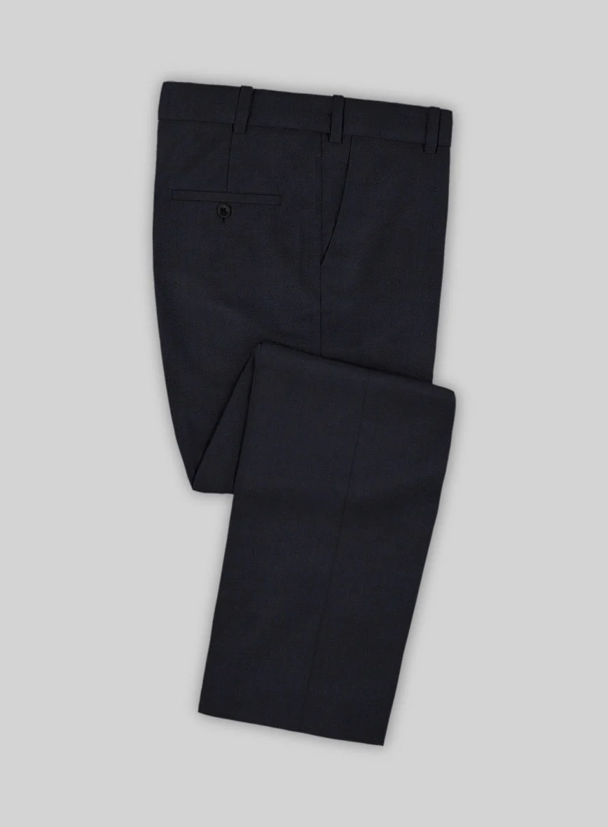 Bristol Umino Dark Blue Herringbone Suit - Image 5
