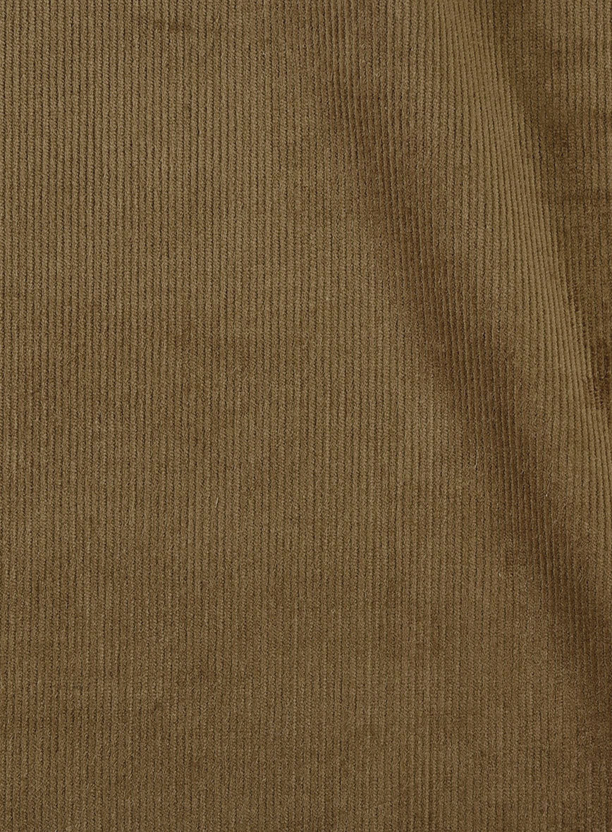 Brown Stretch Pin Corduroy Jacket - Image 3