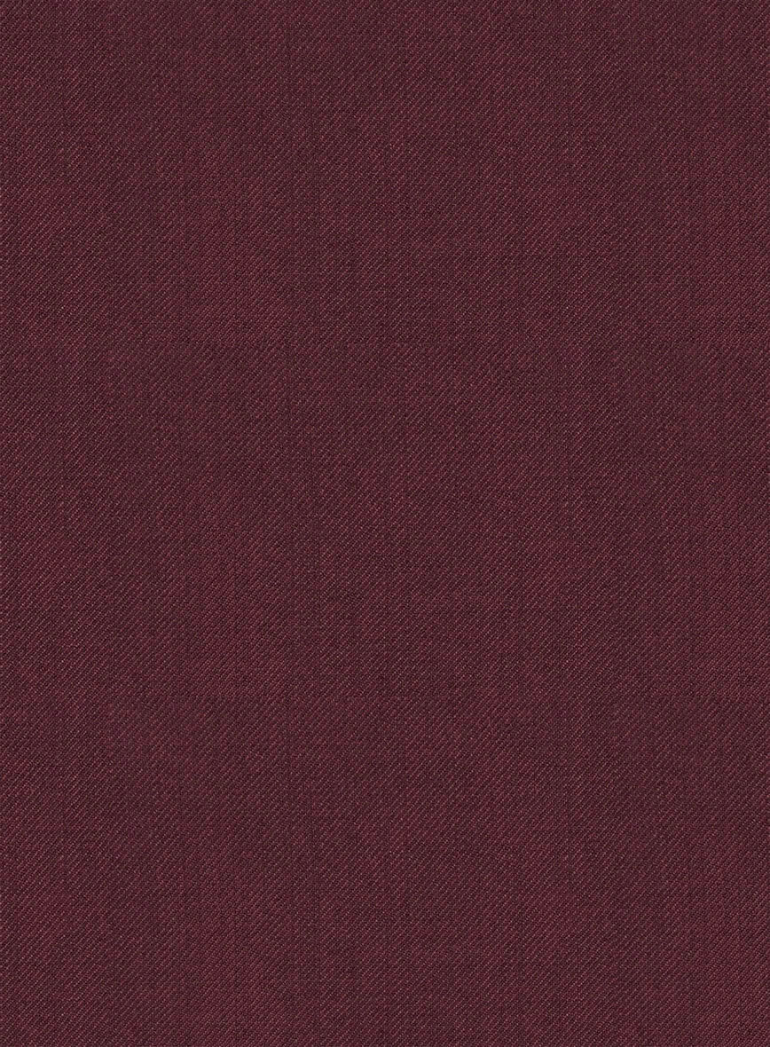 Burgundy Wool Pants - Image 3