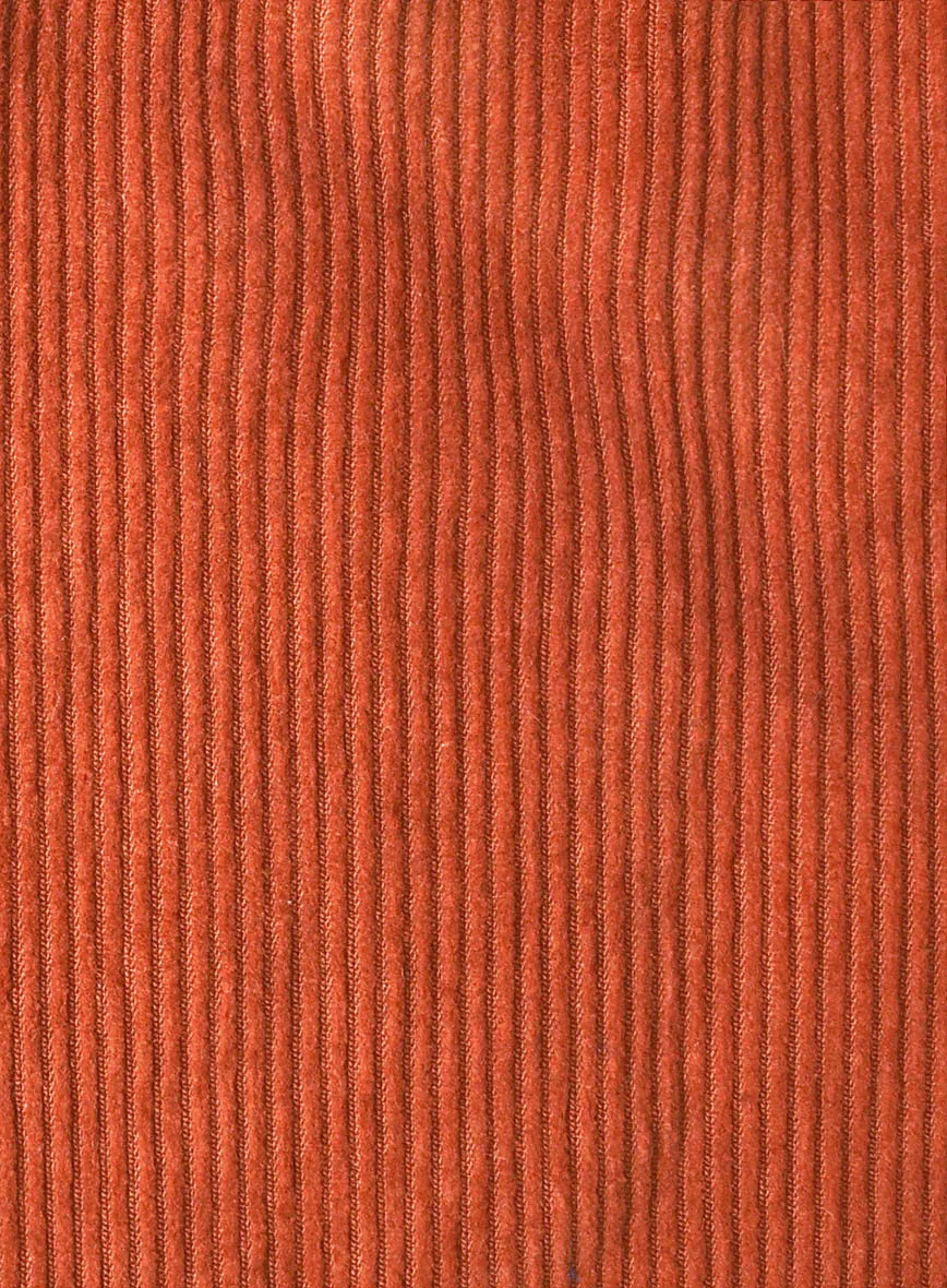 Burnt Orange Corduroy Jacket - Image 3
