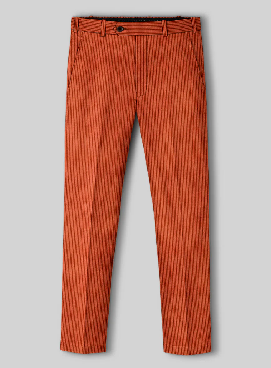 Burnt Orange Corduroy Suit - Image 5