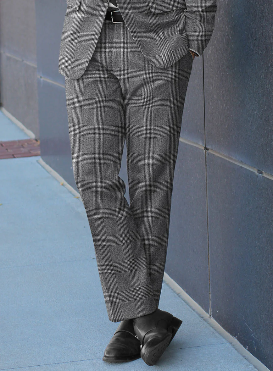 Caccioppoli Alage Glen Gray Wool Suit - Image 4