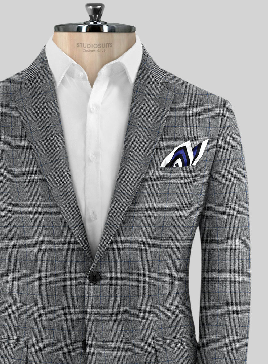 Caccioppoli Alnar Glen Gray Wool Suit - Image 5