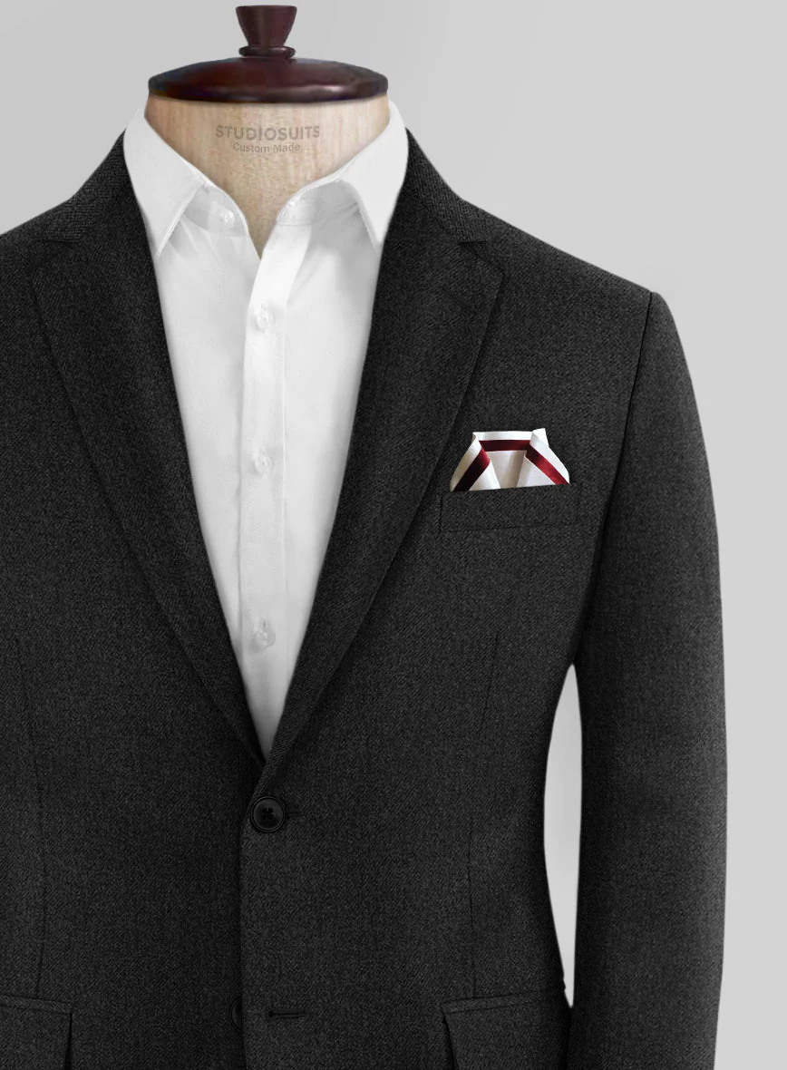 Caccioppoli Carrio Charcoal Wool Jacket - Image 2