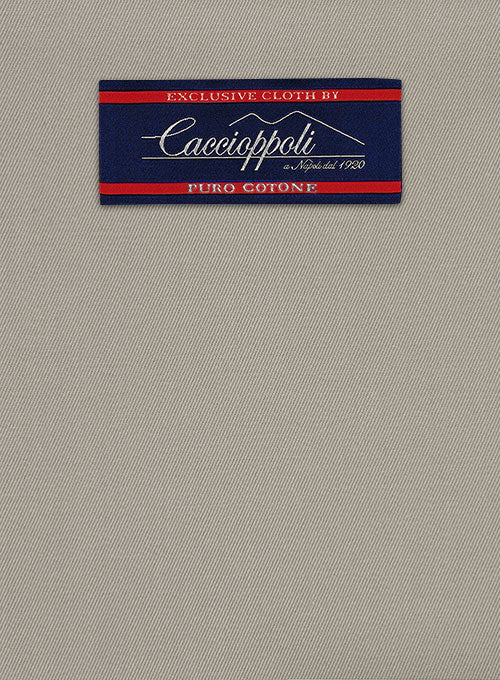 Caccioppoli Cotton Cashmere Beige Jacket - Image 2