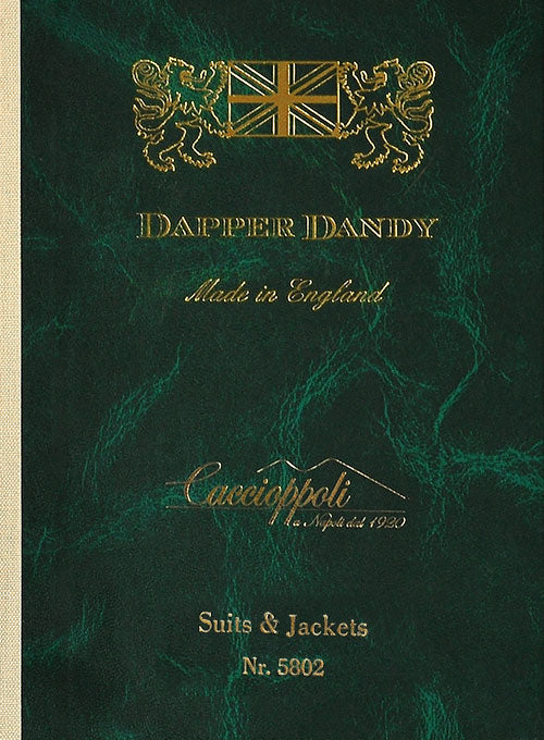 Caccioppoli Dapper Dandy Apelli Bottle Blue Wool Jacket - Image 3
