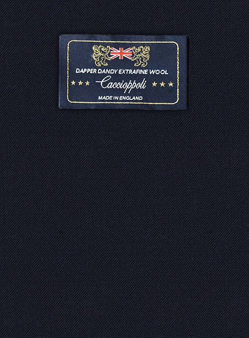 Caccioppoli Dapper Dandy Arber Navy Blue Wool Pants - Image 7