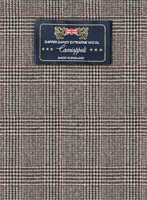 Caccioppoli Dapper Dandy Aronio Gray Wool Pants - Image 7