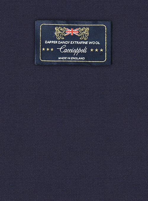 Caccioppoli Dapper Dandy Capala Blue Wool Pants - Image 7