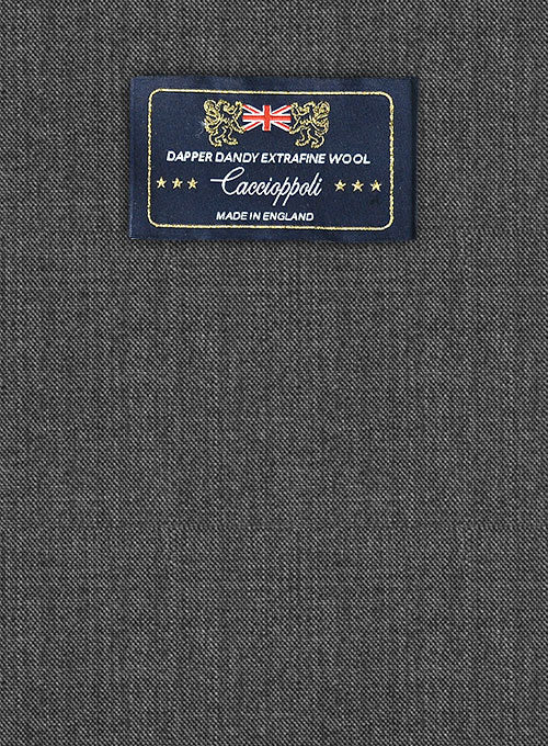Caccioppoli Dapper Dandy Sancto Gray Wool Suit - Image 2