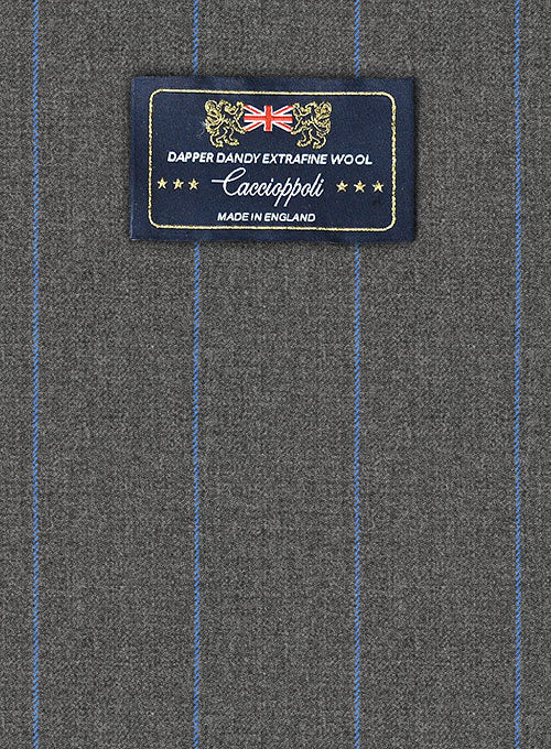 Caccioppoli Dapper Dandy Tarazo Gray Wool Suit - Image 2