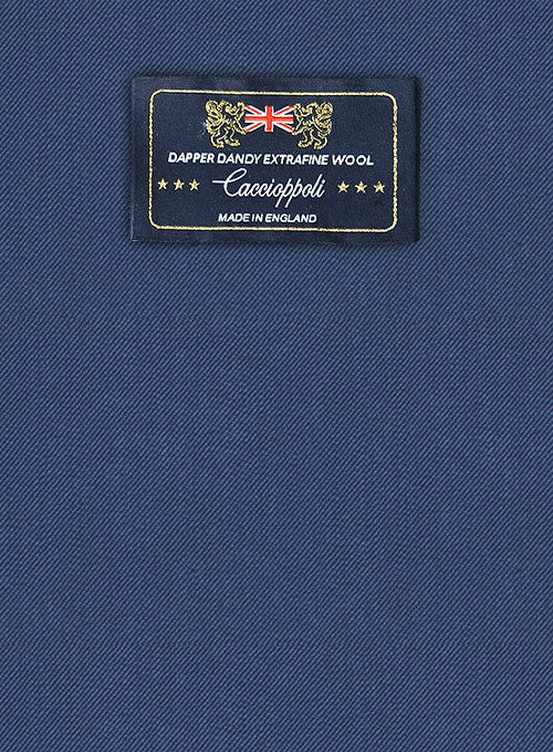 Caccioppoli Dapper Dandy Tavino Persian Blue Wool Pants - Image 7