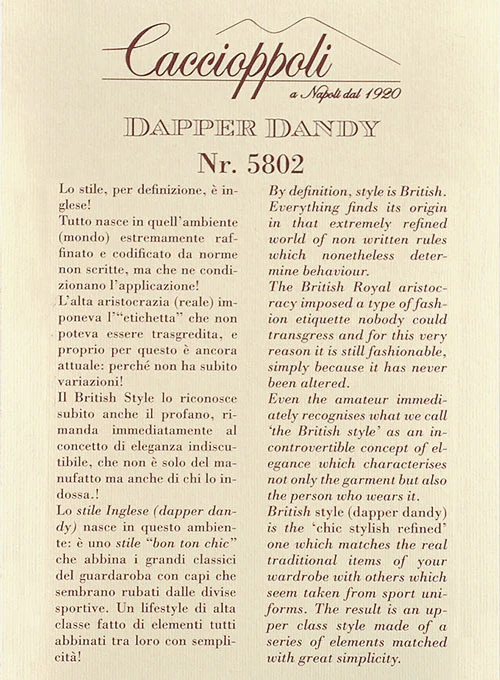 Caccioppoli Dapper Dandy Tavino Persian Blue Wool Suit - Image 6