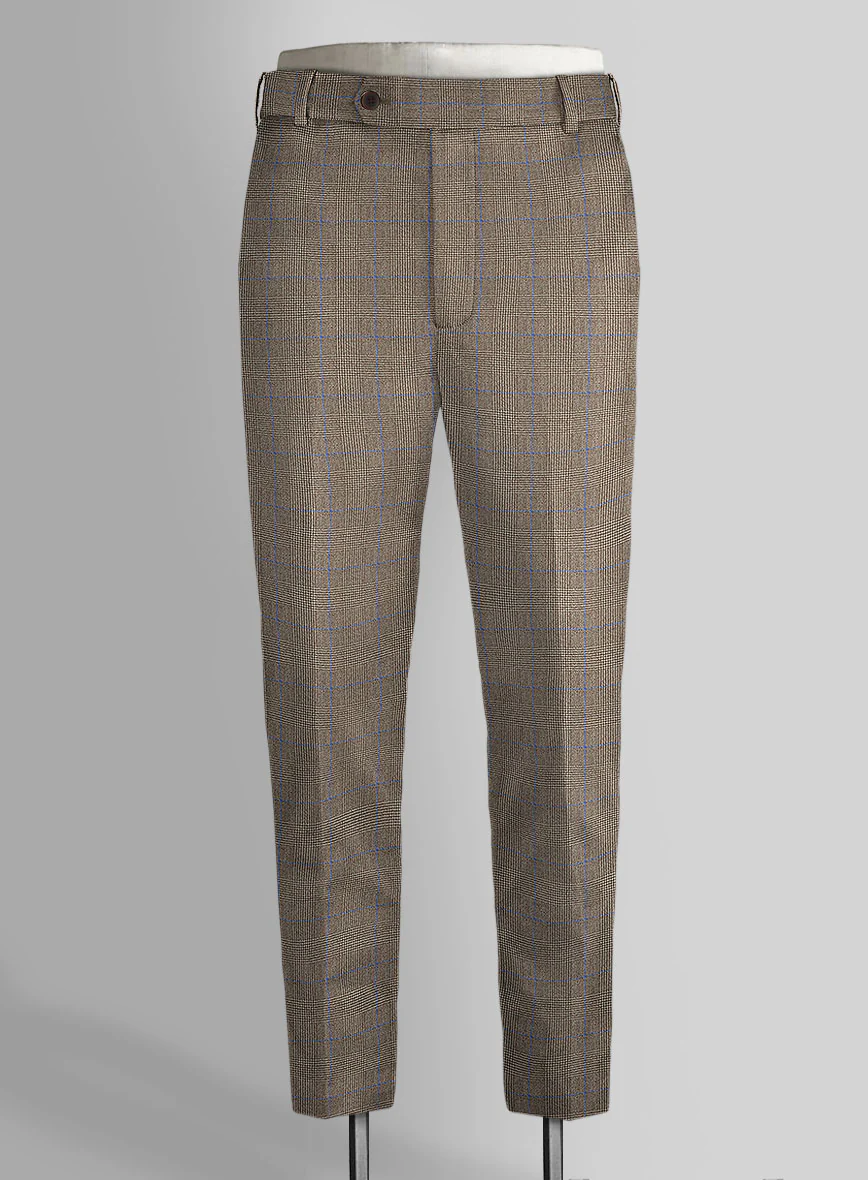 Caccioppoli Erlo Brown Wool Pants - Image 2
